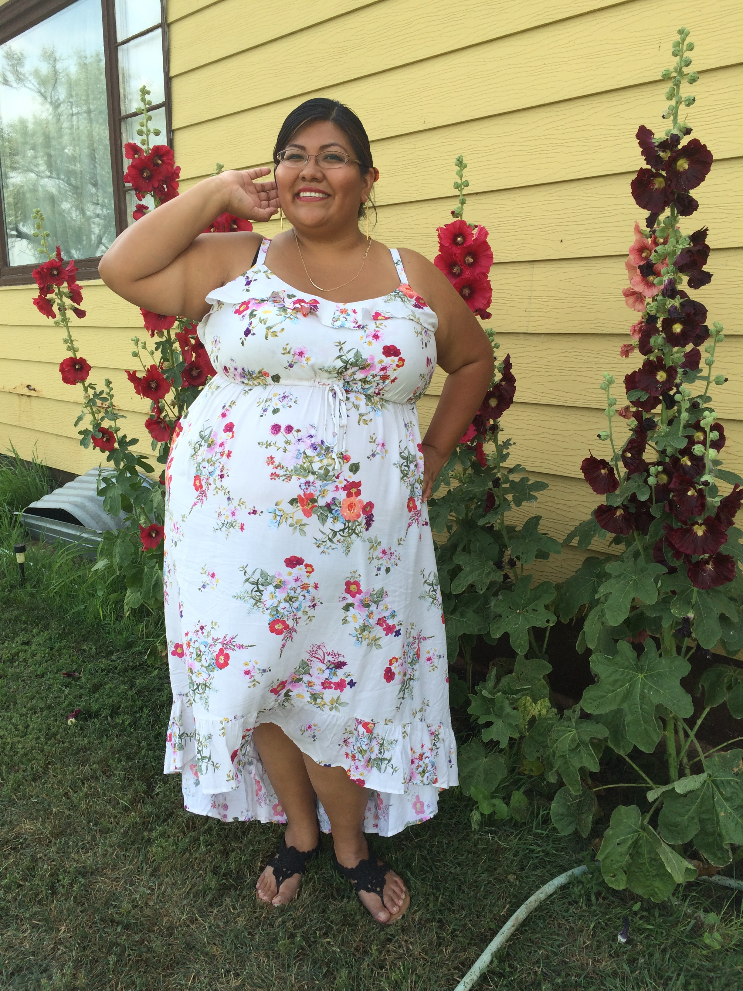 Outfit: Torrid Floral Sundress and 6 Things to Wear Under White - Redstreak  Girl